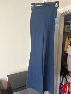wild fable Navy Blue Wide-Leg Yoga Pants